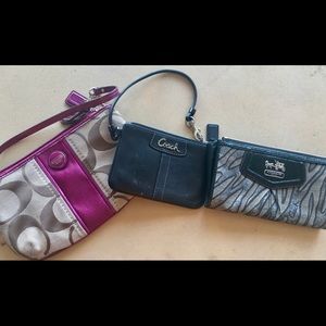 Coach wristlets